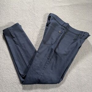 Banana Republic Mens Blue Travel Polyester Pants 32x32 Flex Stretch Office